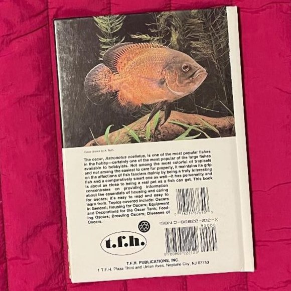 GUC OSCARS BOOK ~ CARING FOR & HOUSING INFO FISH KEEPING HOBBYIST / HOBBY ~ TFH - Picture 3 of 9